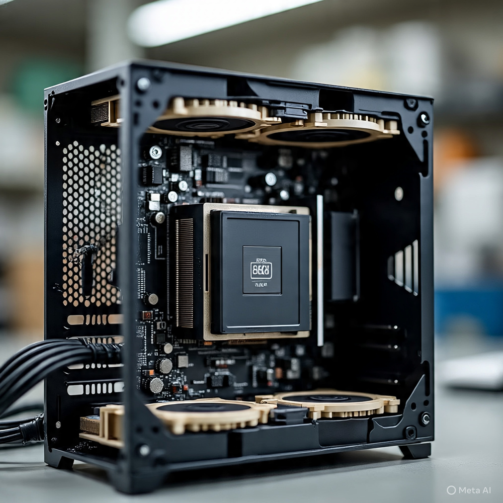 processador 8088 dentro de uma placa m e